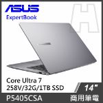 圖片 ASUS 商務筆電 P5405CSA U7-258V/32G/1TB SSD/W11P 